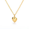Classic 18kt Gold Plated Heart Necklace for Valentine's Day